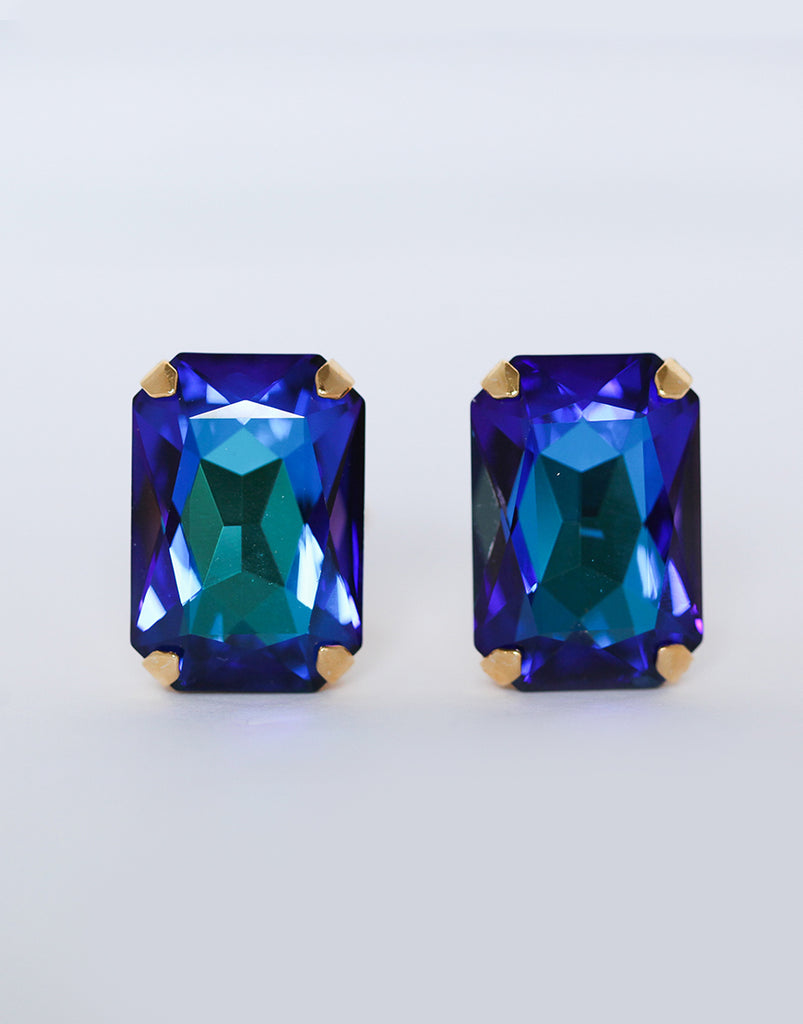 Deep Blue Swarovski Cufflinks